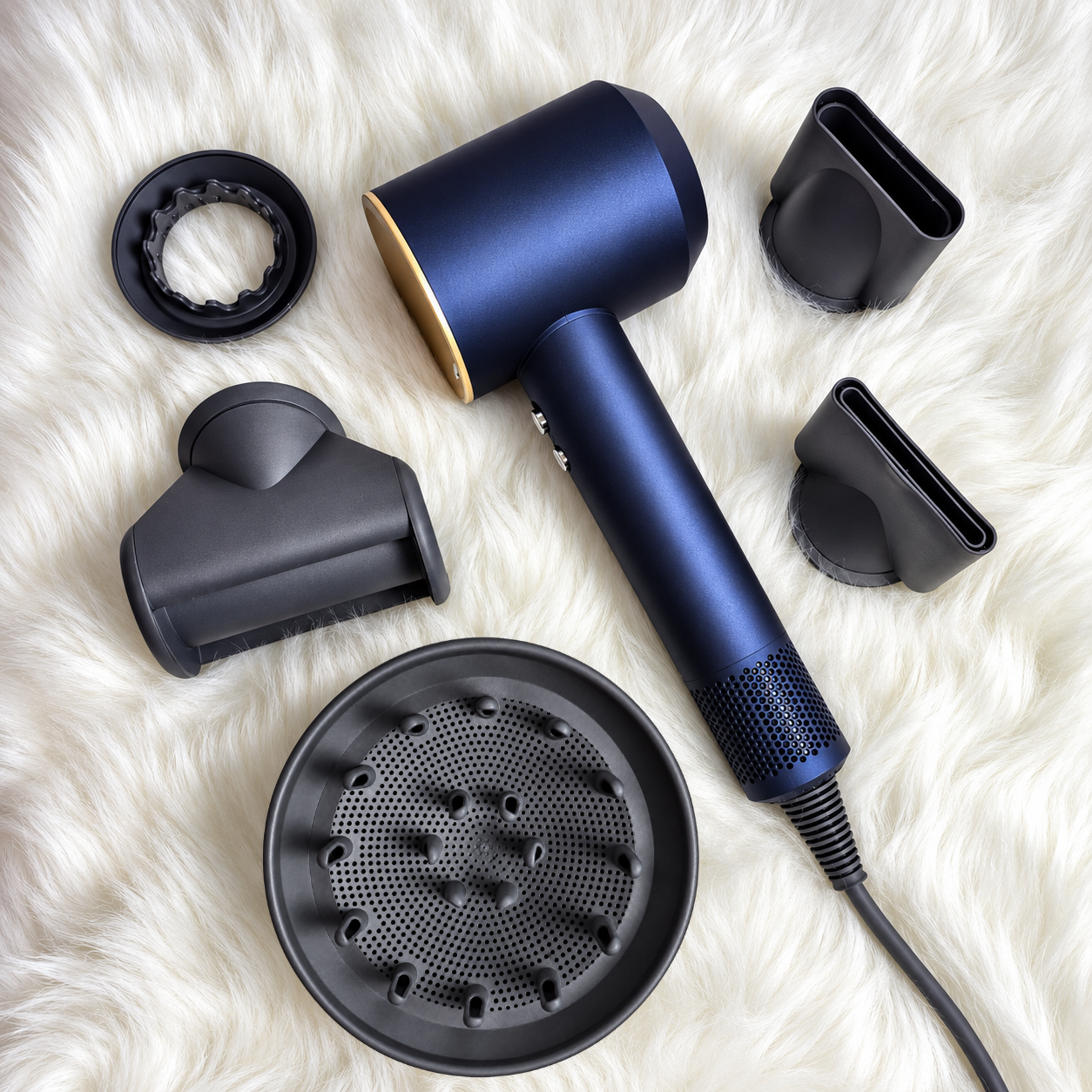 Leafless Hairdryer із п'ятьма насадками